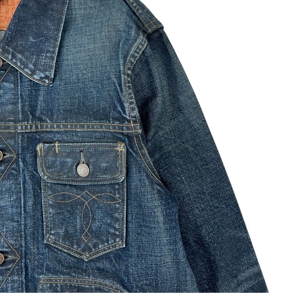 NWT RRL Ralph Lauren Double RL Stratford Dark Wash Denim Work Jacket - Picture 3 of 9